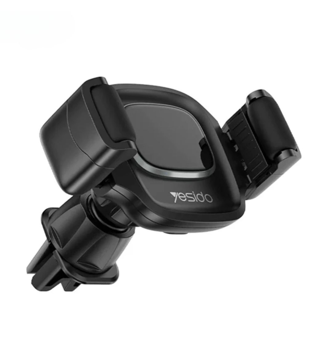 YESIDO C161 Magnetic Car Phone Holder phone in portrait mode for navigation.