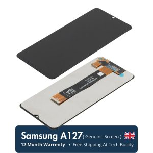 Official Samsung Galaxy A127 Screen Replacement Part (UK) - Perfect Compatibility & Unmatched Quality for Flawless Performance.