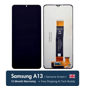 Original Samsung Galaxy A13 Screen Replacement - Fix your cracked screen with a genuine Samsung replacement for flawless functionality and vibrant colors. 12-month warranty included!